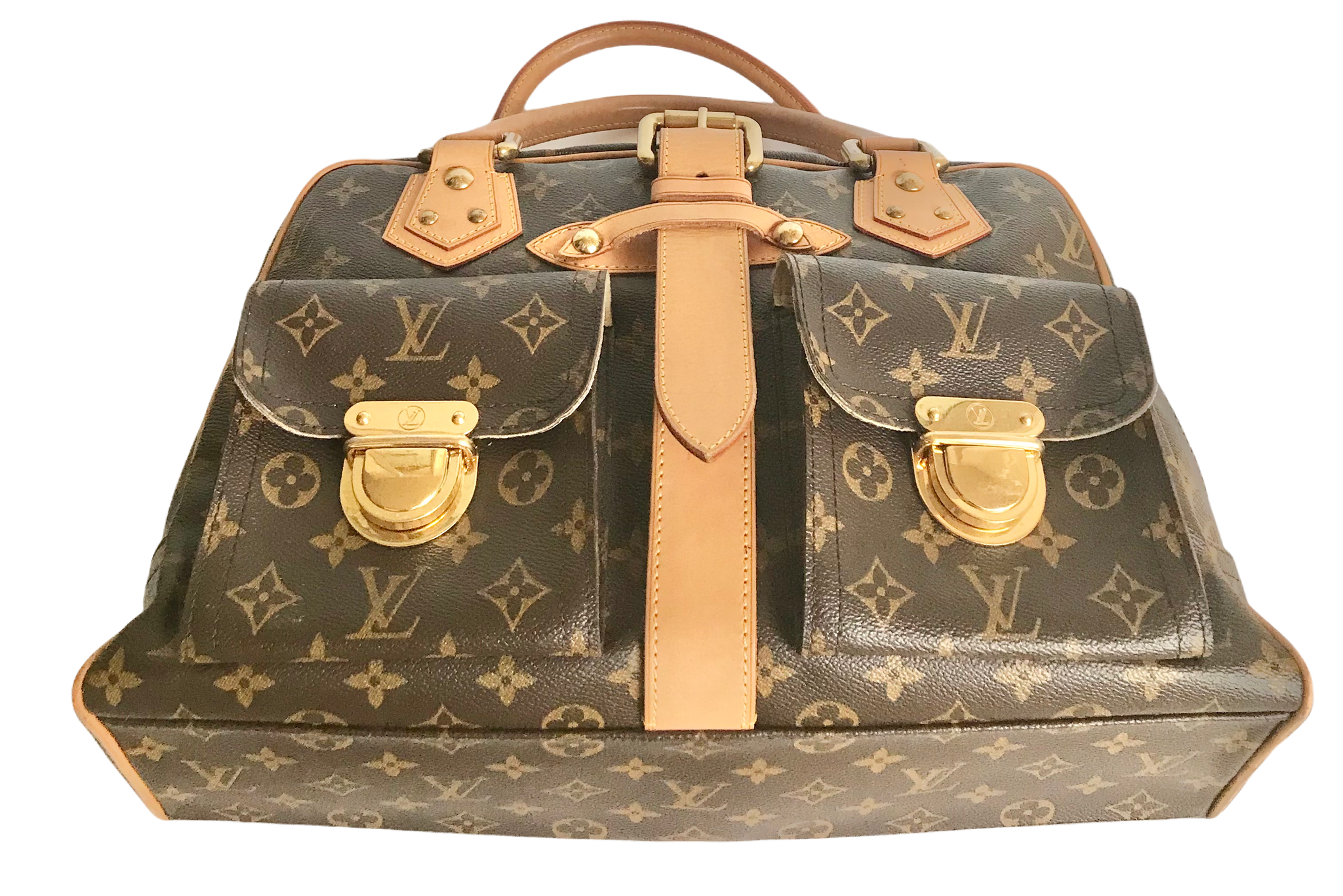 Pre-Owned Louis Vuitton Manhattan Monogram GM Shoulder Bag - Very Good  Condition 