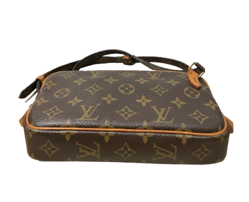 AUTHENTIC Louis Vuitton Pochette Marly Bandouliere Monogram PREOWNED (WBA915)