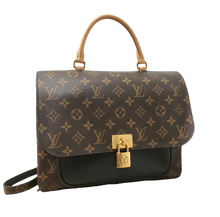 Load image into Gallery viewer, AUTHENTIC Louis Vuitton Marignan Black Monogram PREOWNED (WBA909)