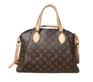 Louis Vuitton Women Rivoli PM Monogram Canvas Shoulder Bag Brown