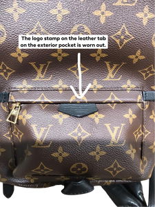 louis vuitton backpack original vs fake