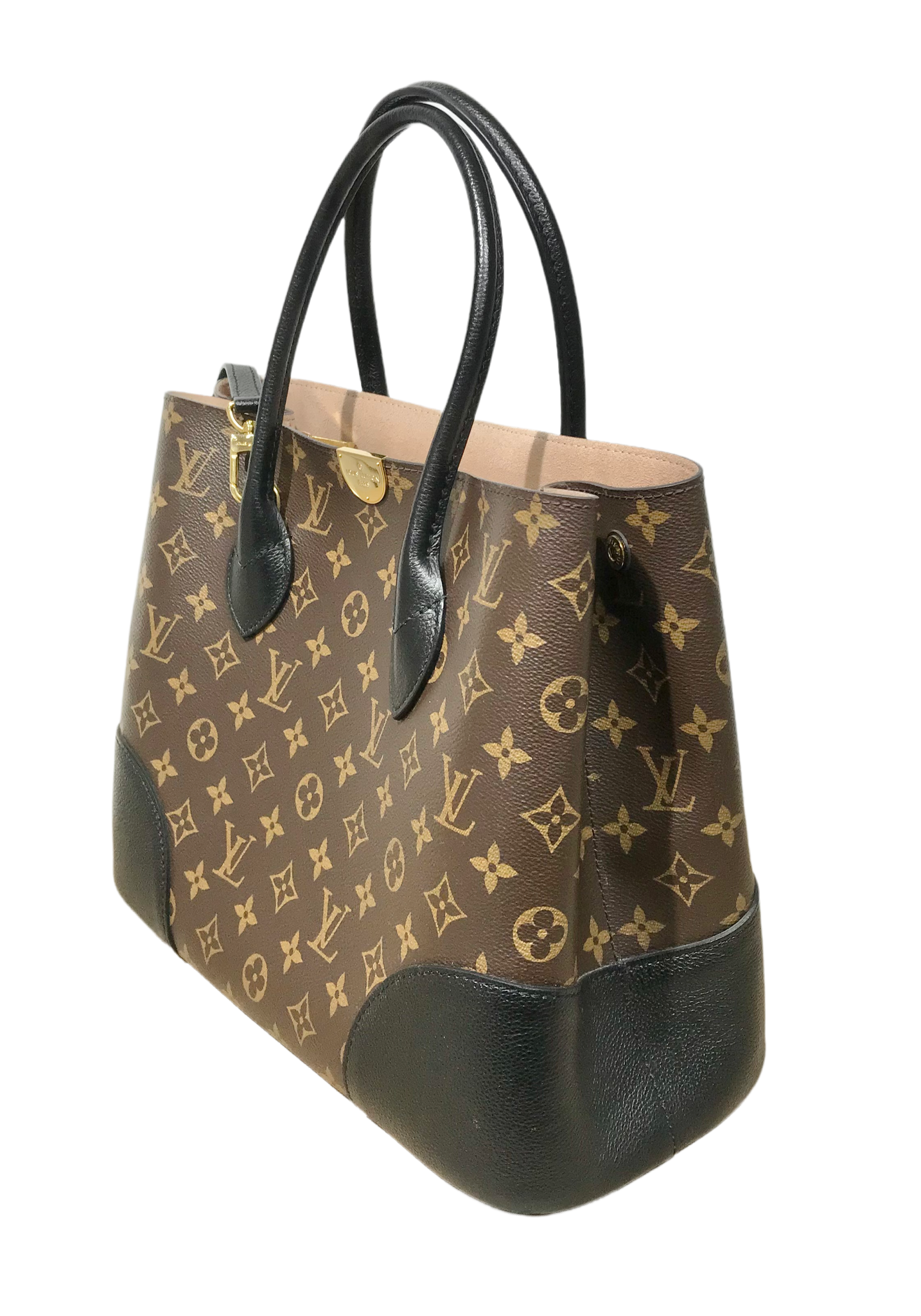 AUTHENTIC Louis Vuitton Flandrin Monogram Black PREOWNED WBA748