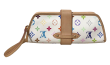 Load image into Gallery viewer, AUTHENTIC Louis Vuitton Shirley Clutch White Multicolor PREOWNED (WBA900)