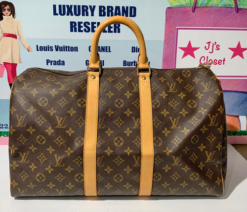 AUTHENTIC Louis Vuitton Keepall 45 PREOWNED (WBA262)