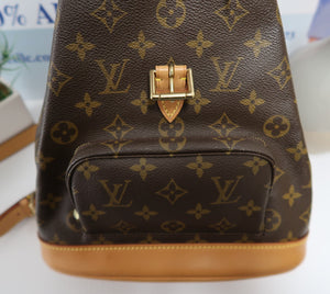 AUTHENTIC Louis Vuitton Montsouris Monogram MM Backpack PREOWNED (WBA115)