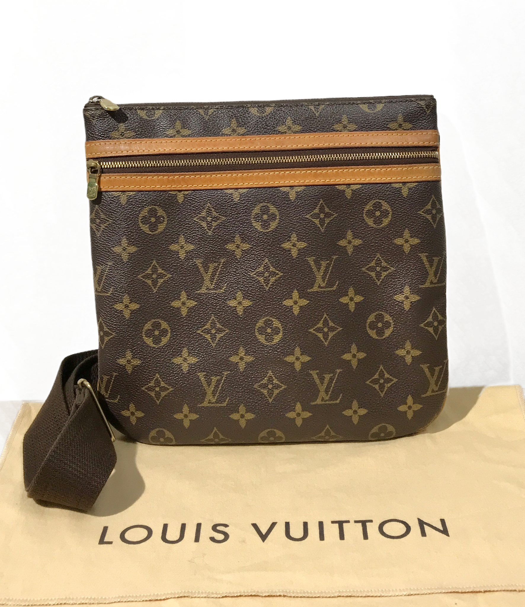 Authenticated Used Louis Vuitton Monogram Pochette Bosphore