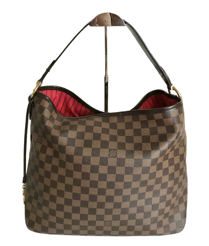 AUTHENTIC Louis Vuitton Delightful Damier Ebene MM PREOWNED (WBA857)