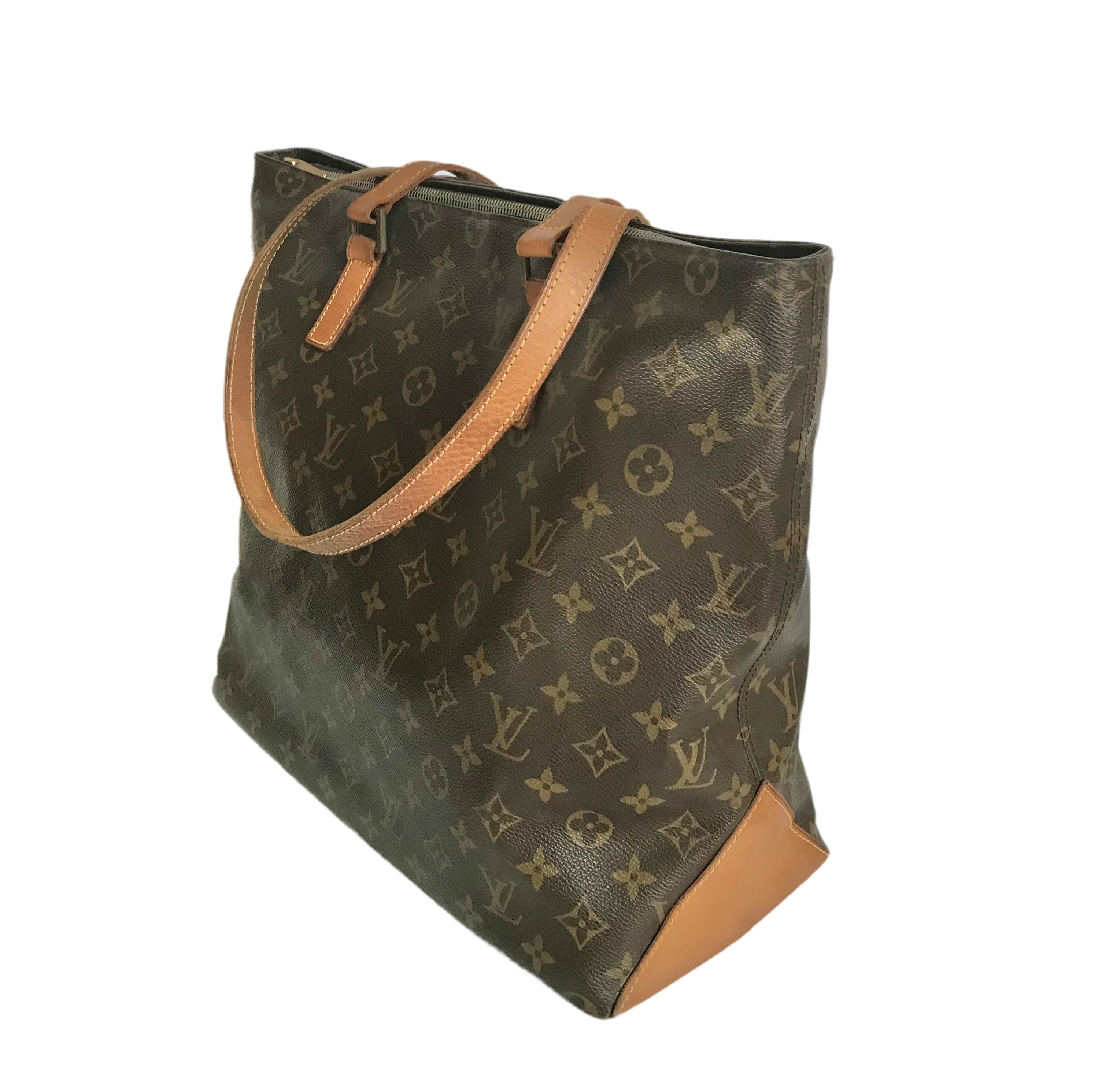 used Authenticated Pre-owned Louis Vuitton Cabas Mezzo, Women's, Size: One size, Brown