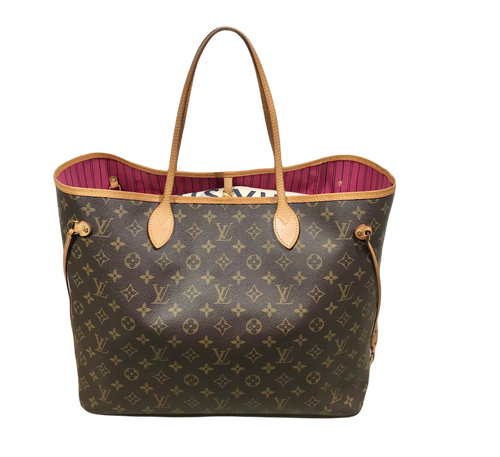 AUTHENTIC Louis Vuitton Neverfull Monogram GM PREOWNED (WBA727)