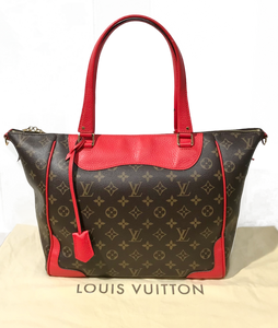 AUTHENTIC  Louis Vuitton Estrela NM Coquelicot Monogram PREOWNED (WBA866)
