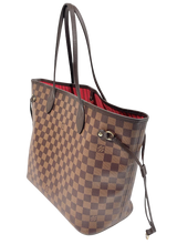 Load image into Gallery viewer, AUTHENTIC Louis Vuitton Neverfull Damier Ebene MM PREOWNED (WBA535)