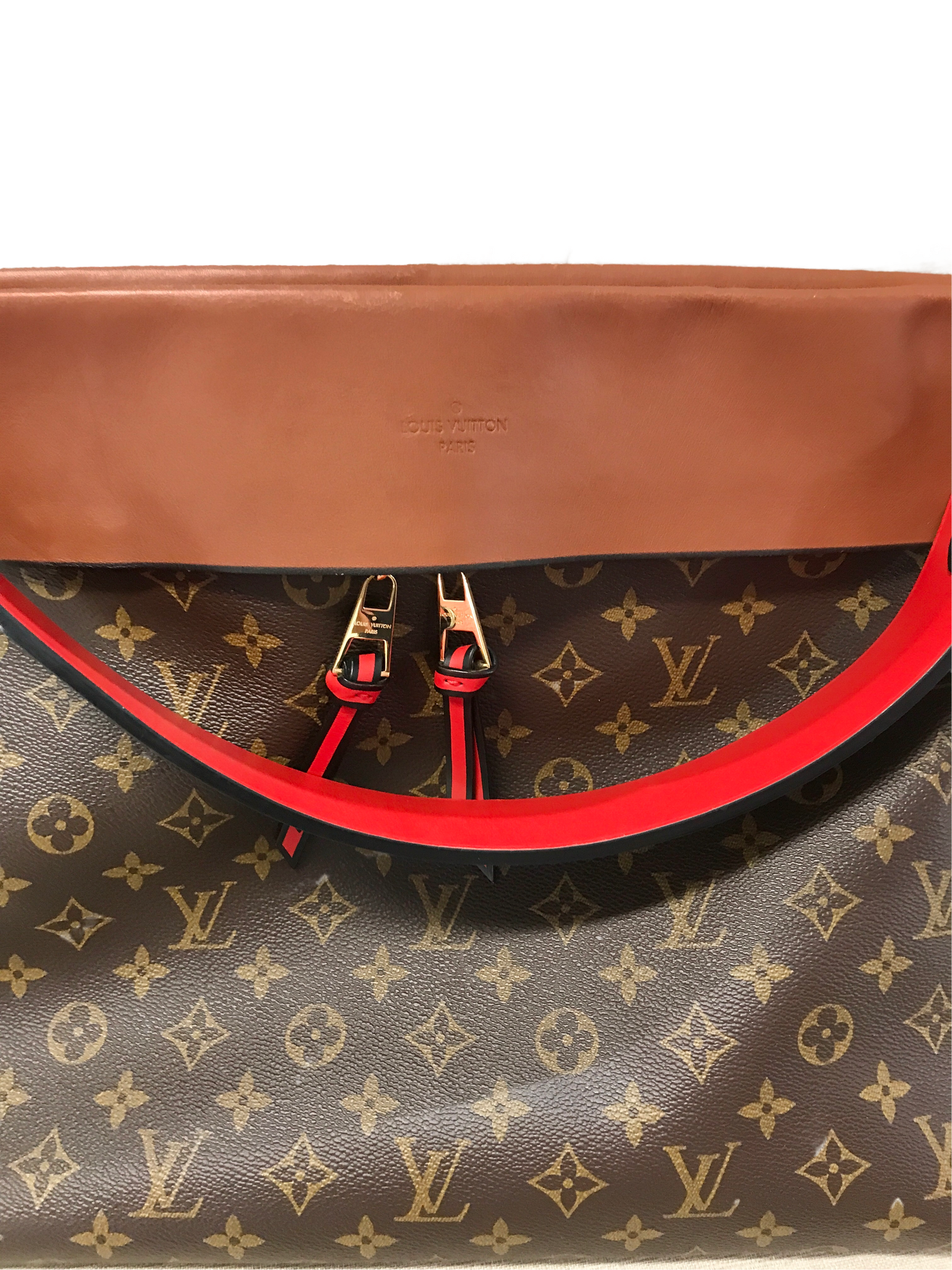 Louis Vuitton Tuileries bag Caramel Leather ref.85828 - Joli Closet
