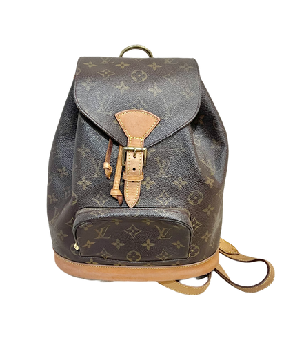 AUTHENTIC Louis Vuitton Montsouris Monogram MM Backpack PREOWNED (WBA594)