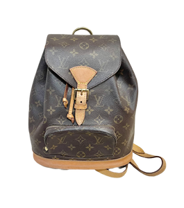 AUTHENTIC Louis Vuitton Montsouris Monogram MM Backpack PREOWNED (WBA594)