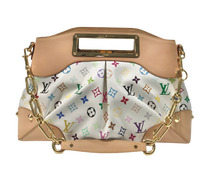Load image into Gallery viewer, AUTHENTIC Louis Vuitton Judy White Multicolor MM Preowned (WBA718)