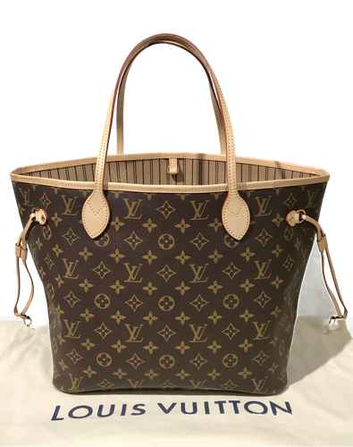 AUTHENTIC Louis Vuitton Neverfull Monogram MM PREOWNED (WBA832)