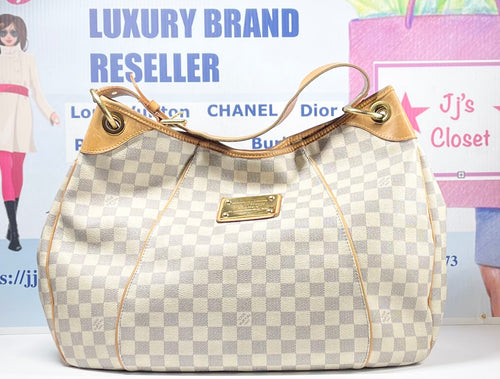 AUTHENTIC Louis Vuitton Galliera GM Damier Azur PREOWNED (WBA363)