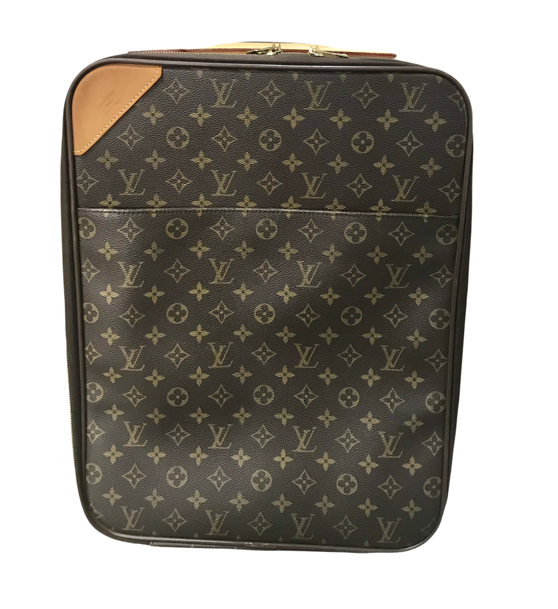 Louis Vuitton Pegase 45 Monogram Canvas Suitcase Bag