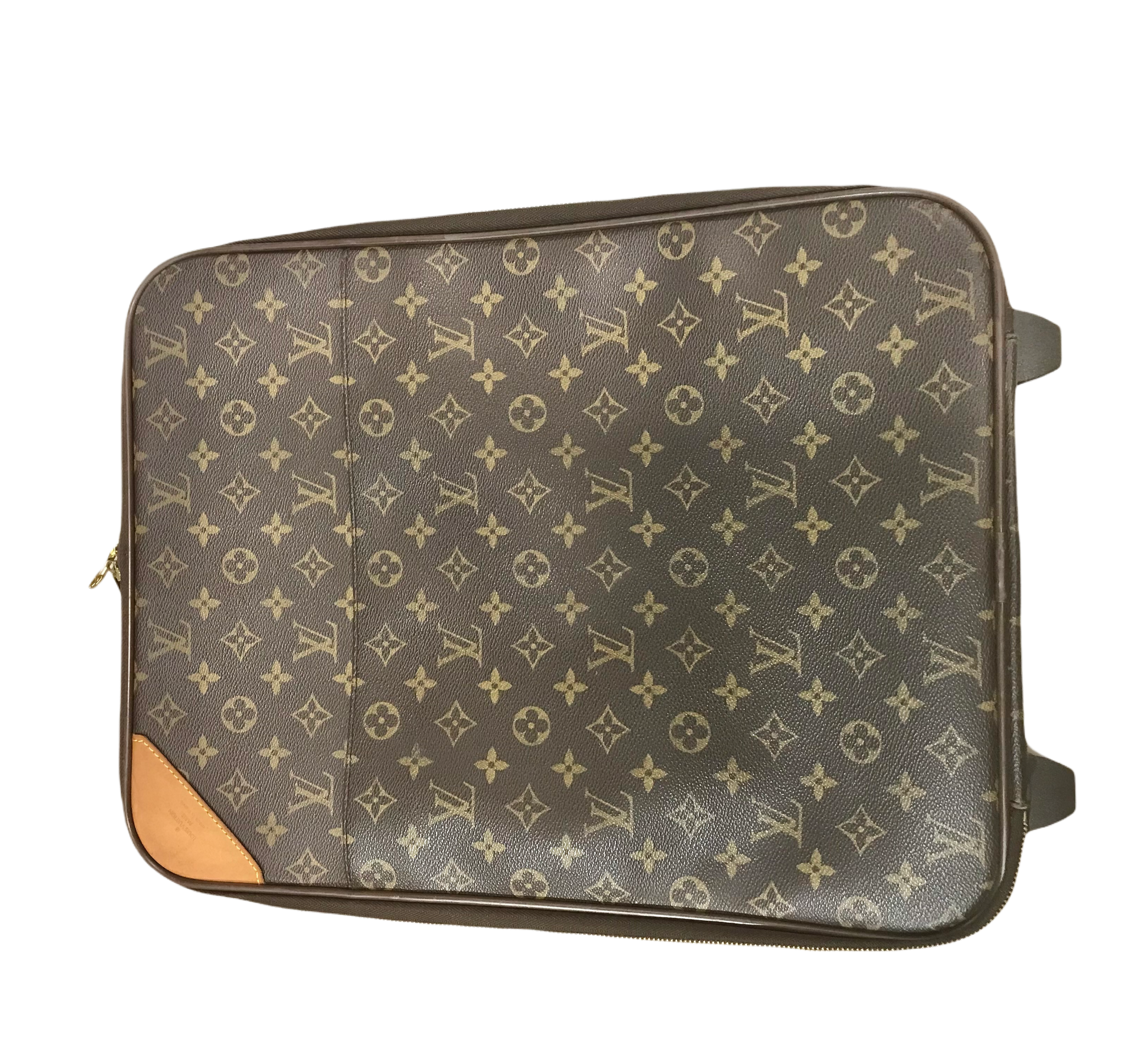 LOUIS VUITTON Pegase 45 Monogram Vernis Leather Suitcase/Travel Bag Pi