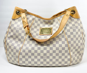 Pre-owned Louis Vuitton Damier Azur Galliera PM Shoulder Bag
