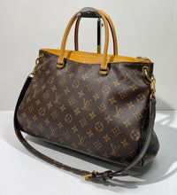 Load image into Gallery viewer, AUTHENTIC Louis Vuitton Pallas Monogram Safran PREOWNED (WBA515)
