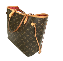 Load image into Gallery viewer, AUTHENTIC Louis Vuitton Neverfull Monogram Cherry MM PREOWNED (WBA858)