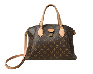 Louis Vuitton Rivoli Handbag Monogram Canvas MM Brown