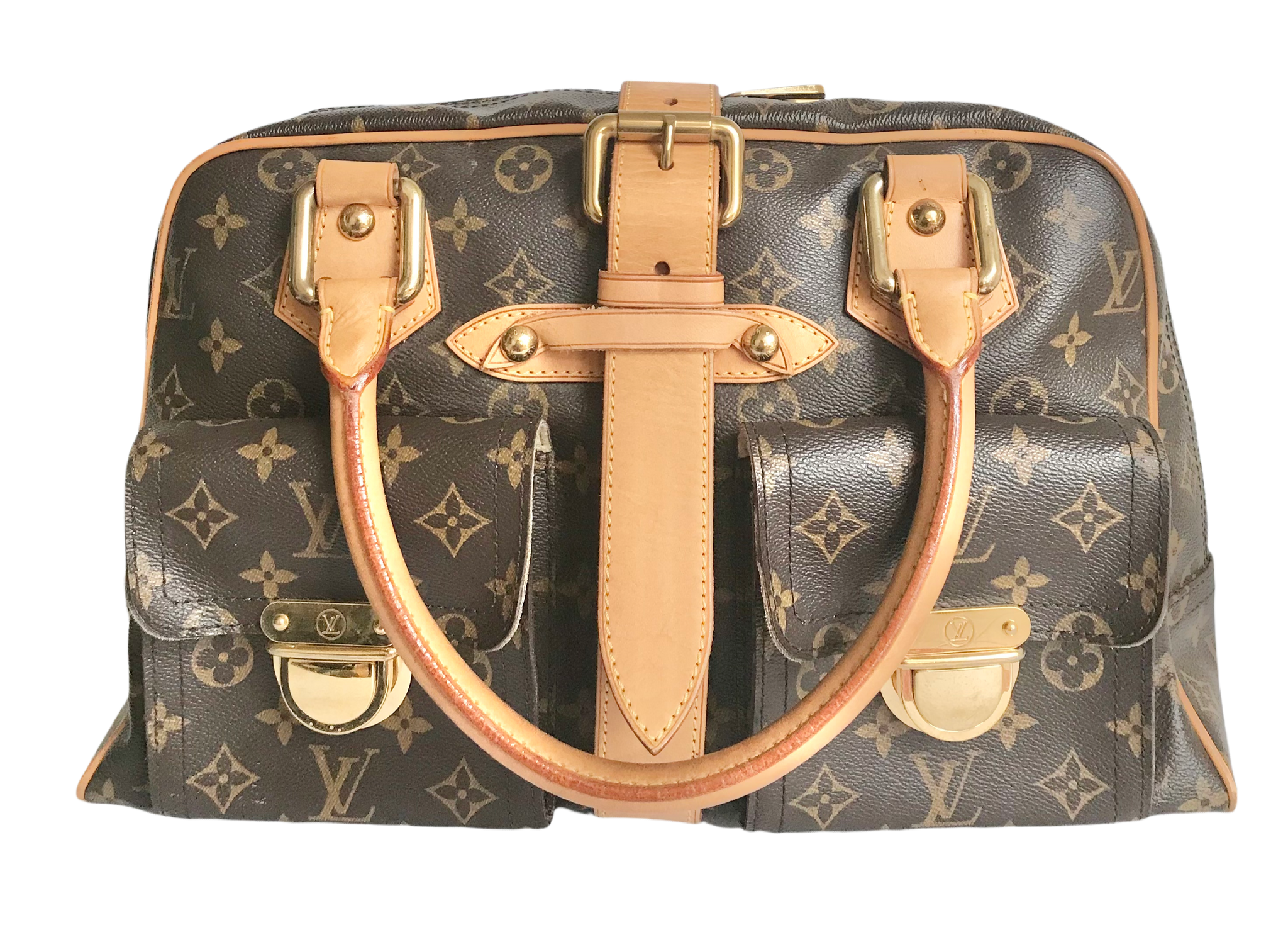 AUTHENTIC Louis Vuitton Manhattan GM Monogram MM PREOWNED (WBA704) – Jj's  Closet, LLC