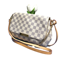 Load image into Gallery viewer, AUTHENTIC Louis Vuitton Favorite MM Damier Azur PREOWNED (WBA766)