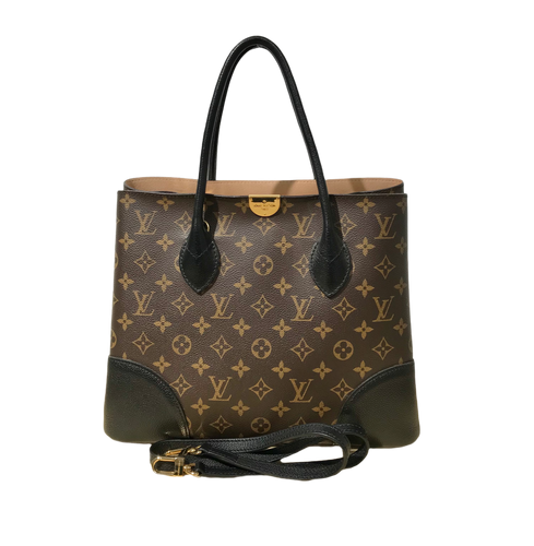 AUTHENTIC Louis Vuitton Flandrin Monogram Black PREOWNED (WBA844)