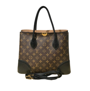 AUTHENTIC Louis Vuitton Flandrin Monogram Black PREOWNED (WBA844)