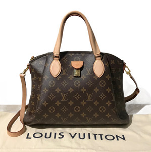 Louis Vuitton Monogram Rivoli MM Bag Brown