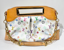 Load image into Gallery viewer, AUTHENTIC Louis Vuitton Judy White Multicolore GM Preowned (WBA418)