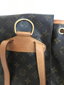 AUTHENTIC Louis Vuitton Montsouris Monogram MM Backpack PREOWNED (WBA937)