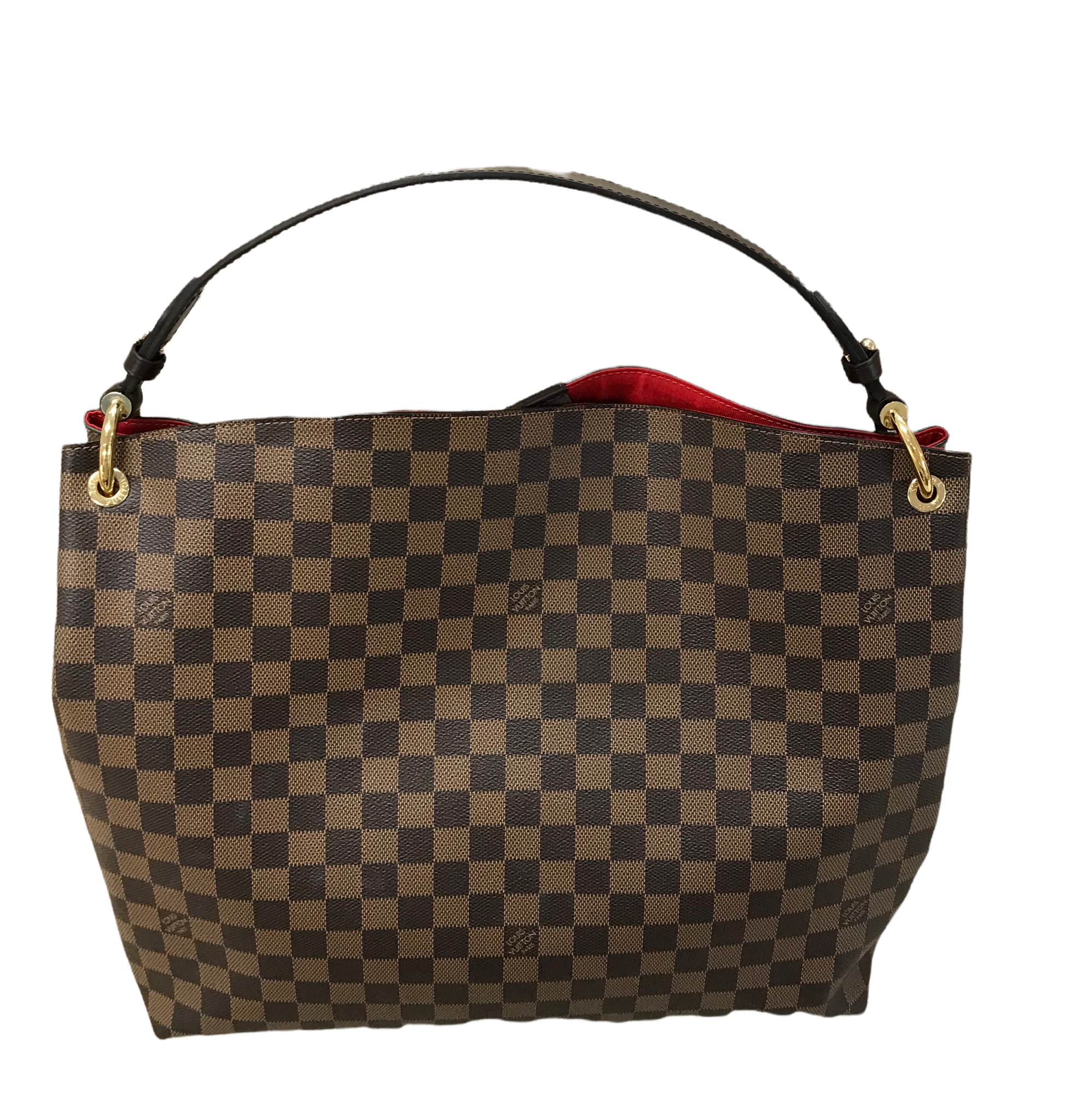 Louis Vuitton Graceful MM Damier Ebene Shoulder Bag