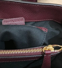 Load image into Gallery viewer, AUTHENTIC Burberry Banner Medium Bag Mahogany Red NEW (WBA830)