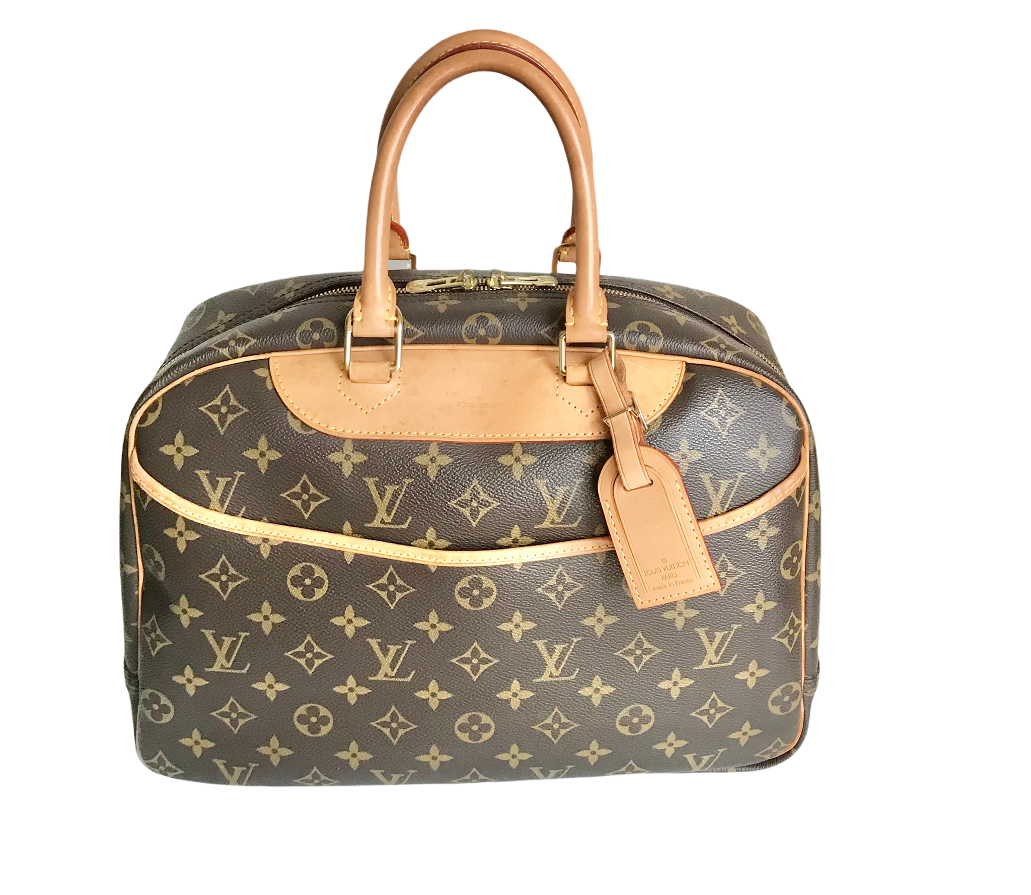 Louis Vuitton, Bags, Authentic Louis Vuitton New Deauville Satchel  Monogram Discontinued