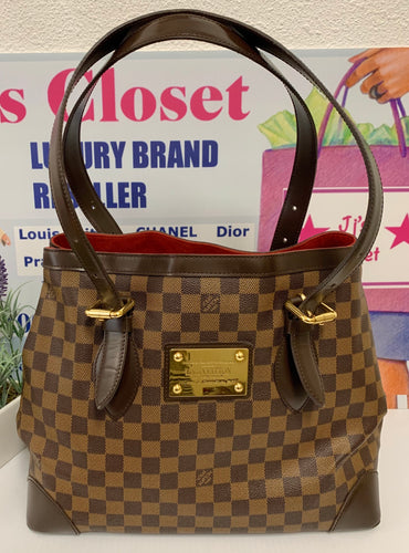 AUTHENTIC Louis Vuitton Hampstead Damier Ebene PREOWNED (WBA199)