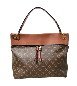 AUTHENTIC Louis Vuitton Tuileries Hobo Caramel PREOWNED (WBA908)