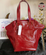 Load image into Gallery viewer, AUTHENTIC YSL Yves Saint Laurent Downtown Red PREOWNED (WALS024)