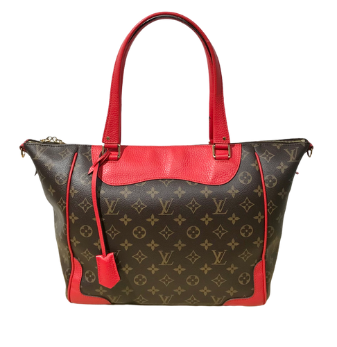 AUTHENTIC  Louis Vuitton Estrela NM Coquelicot Monogram PREOWNED (WBA866)