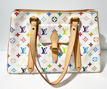 Load image into Gallery viewer, AUTHENTIC Louis Vuitton Aurelia White Multicolore MM Preowned (WBA257)