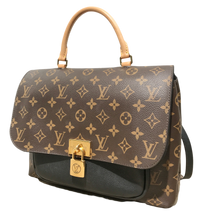 Load image into Gallery viewer, AUTHENTIC Louis Vuitton Marignan Black Monogram PREOWNED (WBA909)