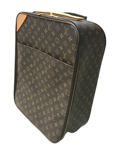 LOUIS VUITTON Monogram Pegase 55 Suitcase Roller Luggage