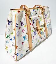 Load image into Gallery viewer, AUTHENTIC Louis Vuitton Aurelia White Multicolore MM Preowned (WBA257)