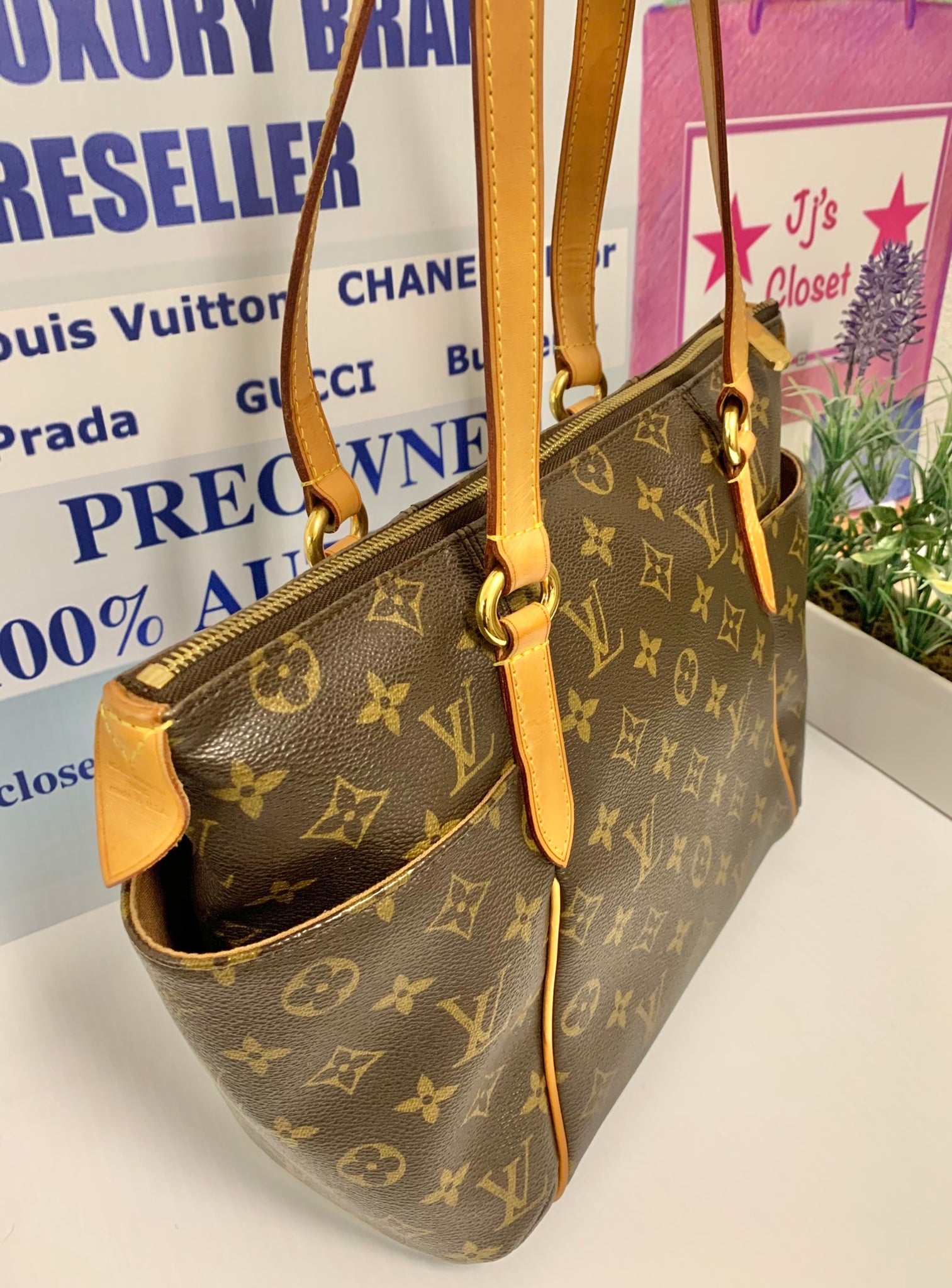 LOUIS VUITTON Pre Owned Monogram Totally PM Shoulder Tote Bag