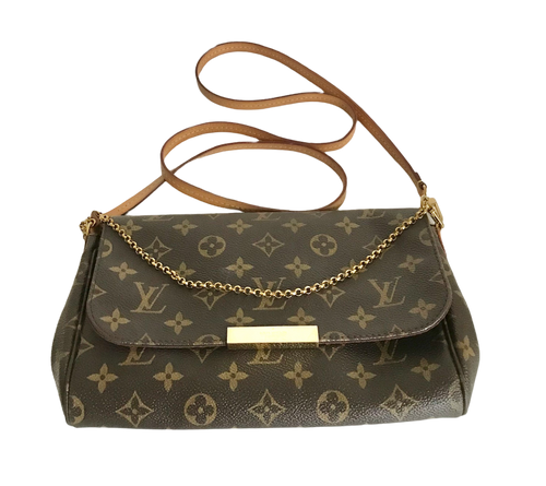 AUTHENTIC Louis Vuitton Favorite MM Monogram PREOWNED (WBA833)