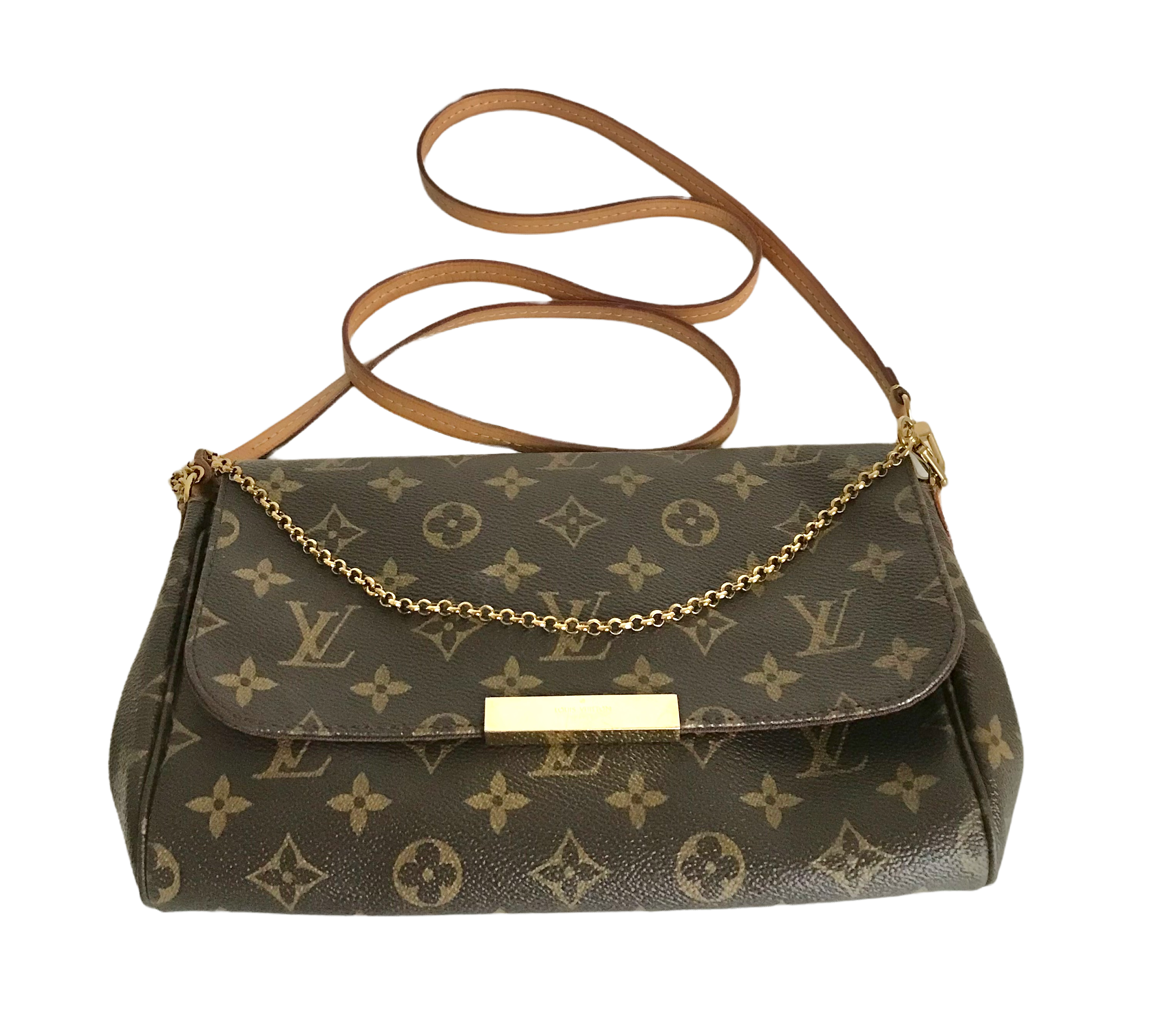 AUTHENTIC Louis Vuitton Favorite MM Monogram PREOWNED WBA833