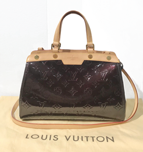Louis Vuitton Brea GM in Amarante Monogram Vernis Calfskin - SOLD
