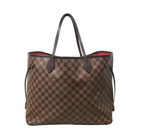 AUTHENTIC Louis Vuitton Neverfull GM Damier Ebene PREOWNED (WBA947)